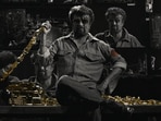 Rajinikanth in a still from the teaser of Lokesh Kanagaraj's Coolie. 
