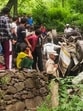 Mangled remains of the vehicle after it plunged into a gorge in Doda district on Tuesday. (PTI) Mangled remains of the vehicle after it plunged into a gorge in Doda district on Tuesday. (PTI)