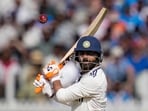 India's Ravindra Jadeja plays a shot during the fifth day of the third test vs England at Lord's India's Ravindra Jadeja plays a shot during the fifth day of the third test vs England at Lord's