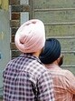 Police investigating the spot where the firing incident took place in Ludhiana’s Jawahar Nagar on Tuesday. (HT Photo)