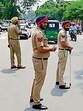 Police personnel outside the Khalsa College for Women in Ghumar Mandi, Ludhiana, on Tuesday. (Gurpreet Singh/HT) Police personnel outside the Khalsa College for Women in Ghumar Mandi, Ludhiana, on Tuesday. (Gurpreet Singh/HT)