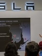 Tesla Senior Regional Director Isabel Fan at the showroom in Bandra Kurla Complex (Satish Bate/ Hindustan Times)