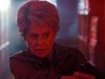 Linda Hamilton is seen as Dr Kay in Stranger Things Season 5