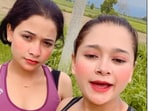 Mehak and Pari in an Instagram Reel. Mehak and Pari in an Instagram Reel.