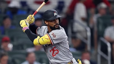 ATLANTA, GEORGIA - JULY 15: Byron Buxton #25 of the Minnesota Twins bats during the seventh inning of the MLB All-Star Game at Truist Park on July 15, 2025 in Atlanta, Georgia. Jamie Squire/Getty Images/AFP (Photo by JAMIE SQUIRE / GETTY IMAGES NORTH AMERICA / Getty Images via AFP) (Getty Images via AFP) ATLANTA, GEORGIA - JULY 15: Byron Buxton #25 of the Minnesota Twins bats during the seventh inning of the MLB All-Star Game at Truist Park on July 15, 2025 in Atlanta, Georgia. Jamie Squire/Getty Images/AFP (Photo by JAMIE SQUIRE / GETTY IMAGES NORTH AMERICA / Getty Images via AFP) (Getty Images via AFP)