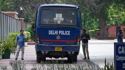 Bomb threats were received to two Delhi schools on Wednesday. (Hindustan Times) Bomb threats were received to two Delhi schools on Wednesday. (Hindustan Times)
