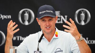 England's Justin Rose during a press conference. (REUTERS) England's Justin Rose during a press conference. (REUTERS)