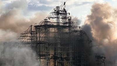 Tomorrowland main stage in Belgium was completely destroyed by a massive fire just a day before the music festival&nbsp; (X)