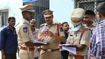 The Hyderabad police said five bullets were recovered from the spot of the CPI leader's shooting. (AFP File) The Hyderabad police said five bullets were recovered from the spot of the CPI leader's shooting. (AFP File)
