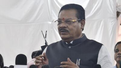 Mumbai, India - July 11, 2025: Sanjay Shirsat, Minister for Social Justice of Maharashtra interacts with media, during the monsoon assembly at Vidhan Bhavan, in Mumbai, India, on Friday, July 11, 2025. (Photo by Anshuman Poyrekar/ Hindustan Times) (Hindustan Times) Mumbai, India - July 11, 2025: Sanjay Shirsat, Minister for Social Justice of Maharashtra interacts with media, during the monsoon assembly at Vidhan Bhavan, in Mumbai, India, on Friday, July 11, 2025. (Photo by Anshuman Poyrekar/ Hindustan Times) (Hindustan Times)