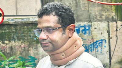 Mumbai, India – July 20, 2023: Enforcement Directorate (ED) arrested Sujit Patkar in connection with the alleged Covid-19 jumbo centre scam, in Mumbai, India, on Thursday, July 20, 2023. (Photo by Bhushan Koyande/HT Photo) Mumbai, India – July 20, 2023: Enforcement Directorate (ED) arrested Sujit Patkar in connection with the alleged Covid-19 jumbo centre scam, in Mumbai, India, on Thursday, July 20, 2023. (Photo by Bhushan Koyande/HT Photo)