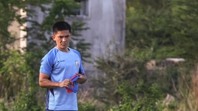 Sunil Chhetri wrote a letter on the uncertainty over ISL. (PTI)