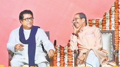 Raj Thackeray instructed MNS workers to prepare for the upcoming civil polls without giving any indication about the alliance with Shiv Sena UBT. (HT Photo) Raj Thackeray instructed MNS workers to prepare for the upcoming civil polls without giving any indication about the alliance with Shiv Sena UBT. (HT Photo)