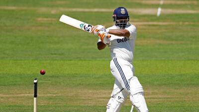 Rishabh Pant in action during the Lord’s Test. (Action Images via Reuters)
