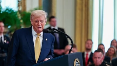 If f India and the US fail to reach a tariff deal before August 1, then an additional 16 per cent reciprocal levy will be imposed on Indian goods. (Bloomberg) If f India and the US fail to reach a tariff deal before August 1, then an additional 16 per cent reciprocal levy will be imposed on Indian goods. (Bloomberg)