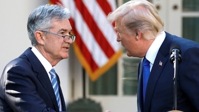 Donald Trump has been unhappy with Fed Chair Jerome Powell's refusal to reduce interest rates. (Reuters)