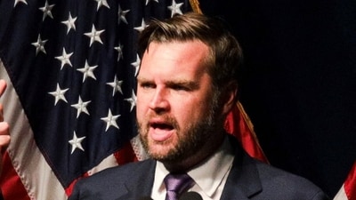 JD Vance casts tie-breaking vote to advance $9bn in DOGE cuts (REUTERS/Megan Jelinger  TPX IMAGES OF THE DAY) (REUTERS)