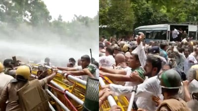 BJD workers carry out protest after student dies from self-immolation (X) BJD workers carry out protest after student dies from self-immolation (X)