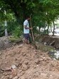 A view of the GMDA drain where the man was found. (Parveen Kumar/Hindustan Times) A view of the GMDA drain where the man was found. (Parveen Kumar/Hindustan Times)