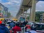 Bengaluru's Outer Ring Road often sees massive traffic jams Bengaluru's Outer Ring Road often sees massive traffic jams