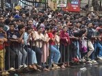Fans gather outside the M Chinnaswamy Stadium to celebrate Royal Challengers Bengaluru winning the Indian Premier League (IPL), in Bengaluru on June 4, 2025. Fans gather outside the M Chinnaswamy Stadium to celebrate Royal Challengers Bengaluru winning the Indian Premier League (IPL), in Bengaluru on June 4, 2025.