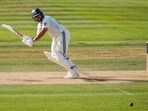 India's batter Karun Nair plays a shot during the fourth day of the third Test match between India and England, at the Lord's Cricket Ground India's batter Karun Nair plays a shot during the fourth day of the third Test match between India and England, at the Lord's Cricket Ground