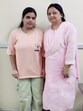 Sakshi with in-charge, prosthetic orthotic unit, Dr Shagun Singh (Sourced)