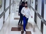 CCTV footage shows the killers entering Chandan Mishra's room at Patna's Paras Hospital.