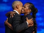 Barack Obama and wife Michelle Obama