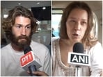 Dror Goldstein (L) is the father of Russian woman Nina Kutina's daughters. The woman was found living inside a cave with her children in Karnataka. Dror Goldstein (L) is the father of Russian woman Nina Kutina's daughters. The woman was found living inside a cave with her children in Karnataka.