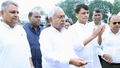 Bihar Chief Minister Nitish Kumar. (Hindustan Times)