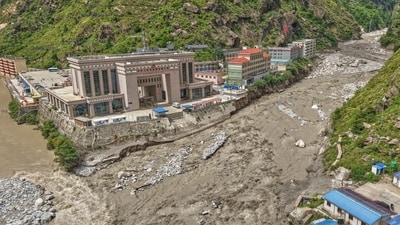 Chinese land on the left and Nepalese land on the right are seen after Friendship Bridge, a key link over the Bhotekoshi river connecting the two countries, was swept away in monsoon rain at Rasuwagadi, 120 km north of the capital, Kathmandu. (AP) Chinese land on the left and Nepalese land on the right are seen after Friendship Bridge, a key link over the Bhotekoshi river connecting the two countries, was swept away in monsoon rain at Rasuwagadi, 120 km north of the capital, Kathmandu. (AP)
