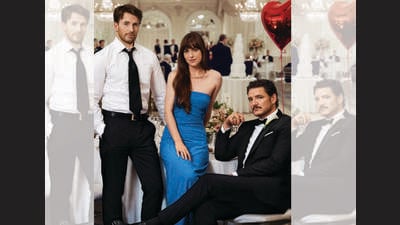 Dakota Johnson plays a matchmaker in Materialists (2025), who is torn between a finance guy and a server. Dakota Johnson plays a matchmaker in Materialists (2025), who is torn between a finance guy and a server.