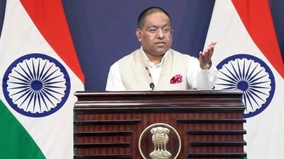 File photo of MEA spokesperson Randhir Jaiswal. (ANI) File photo of MEA spokesperson Randhir Jaiswal. (ANI)