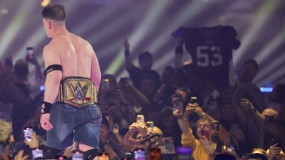 The official trailer for WWE: Unreal has been released by Netflix (Getty Images via AFP) The official trailer for WWE: Unreal has been released by Netflix (Getty Images via AFP)