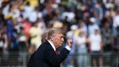 US President Donald Trump's bruised right hand and swollen ankles were spotted by onlookers at the MetLife Stadium during the FIFA Club World Cup finals. (AFP)