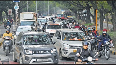 Under Chandigarh Smart City Limited (CSCL), BEL was awarded a contract to operate ICCC services, including cameras and their software. (HT File)