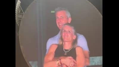 A Coldplay concert went viral as frontman Chris Martin inadvertently highlighted a potential affair involving Astronomer CEO Andy Byron and HR Chief Kristin Cabot. (X) A Coldplay concert went viral as frontman Chris Martin inadvertently highlighted a potential affair involving Astronomer CEO Andy Byron and HR Chief Kristin Cabot. (X)