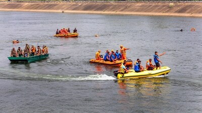 The accused, Vijay Solanki, allegedly stopped his bike near the Narmada canal, took the child near the edge and pushed her. (Image for representation/PTI) The accused, Vijay Solanki, allegedly stopped his bike near the Narmada canal, took the child near the edge and pushed her. (Image for representation/PTI)