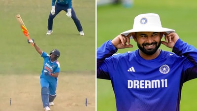 Deepti Sharma played an audacious one-handed six that reminded fans of a shot Rishabh Pant has made popular. Deepti Sharma played an audacious one-handed six that reminded fans of a shot Rishabh Pant has made popular.