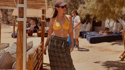 Kareena Kapoor, who is currently vacationing in Greece, will soon start preparing for her upcoming film Daayra. Kareena Kapoor, who is currently vacationing in Greece, will soon start preparing for her upcoming film Daayra.