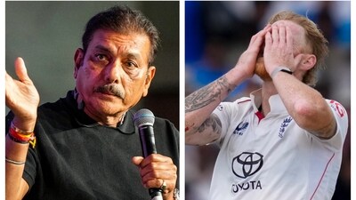 Ravi Shastri and Ben Stokes Ravi Shastri and Ben Stokes