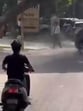 Police said two Noida-registered cars were seen performing the stunt, after which both were seized, and efforts are also underway to nab the Swift driver. (HT Photos/Video grab) Police said two Noida-registered cars were seen performing the stunt, after which both were seized, and efforts are also underway to nab the Swift driver. (HT Photos/Video grab)