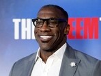 Former NFL football player and sports analyst Shannon Sharpe poses at a special screening Former NFL football player and sports analyst Shannon Sharpe poses at a special screening
