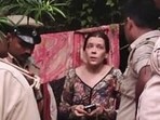 The woman, Nina Kutina, 40, was found in the cave by a police team from Gokarna station during a routine safety patrol (PTI) The woman, Nina Kutina, 40, was found in the cave by a police team from Gokarna station during a routine safety patrol (PTI)