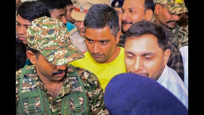 According to ED’s remand application, Chaitanya Baghel allegedly received ₹16.70 crore in proceeds of crime through two firms linked to him (PTI) According to ED’s remand application, Chaitanya Baghel allegedly received ₹16.70 crore in proceeds of crime through two firms linked to him (PTI)