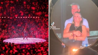 Astronomer CEO Andy Byron and HR head Kristin Cabot at a Coldplay concert. (Screengrab (X)) Astronomer CEO Andy Byron and HR head Kristin Cabot at a Coldplay concert. (Screengrab (X))