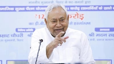 Bihar chief minister Nitish Kumar. (HT Photo)