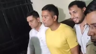 The ED has claimed that a portion of the funds was laundered via real estate firms run by Chaitanya Baghel and his associates. (Screengrab/ @ANI ) The ED has claimed that a portion of the funds was laundered via real estate firms run by Chaitanya Baghel and his associates. (Screengrab/ @ANI )