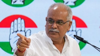 Bhupesh Baghel brought up the time when the probe agency conducted raids at his place on his birthday in 2023 while reacting to today's raids. (File) Bhupesh Baghel brought up the time when the probe agency conducted raids at his place on his birthday in 2023 while reacting to today's raids. (File)